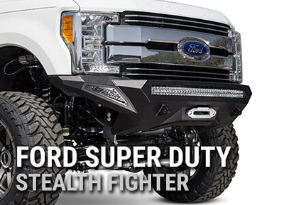 2017-2018 Ford Super Duty Stealth Fighter Front and Rear Bumpers