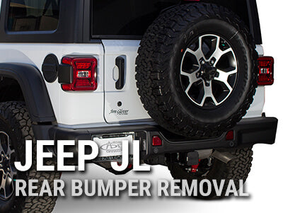 How to: 2018-2019 Jeep JL Rear Bumper Removal