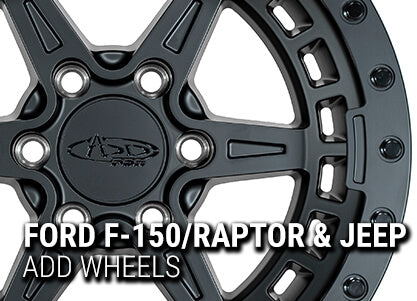 ADD Ford F150/Raptor & Jeep Wheels