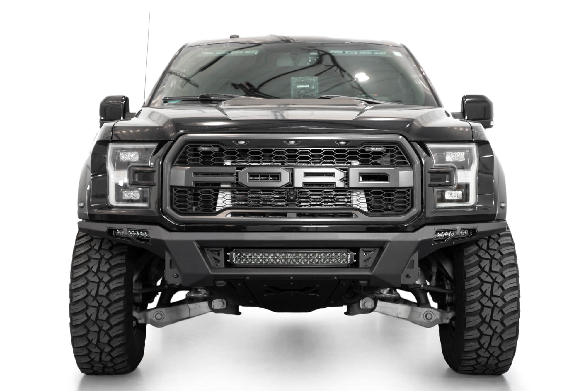 Front Profile with the 2017-2020 Ford F-150 Raptor Phantom Front Bumper