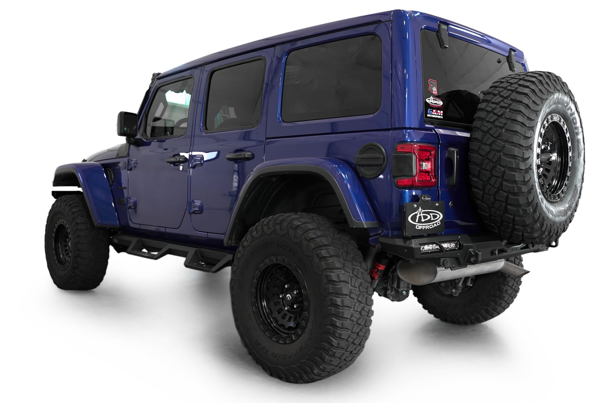 Phantom Rear Bumper for the 2018-2024 Jeep Wrangler JL, side profile