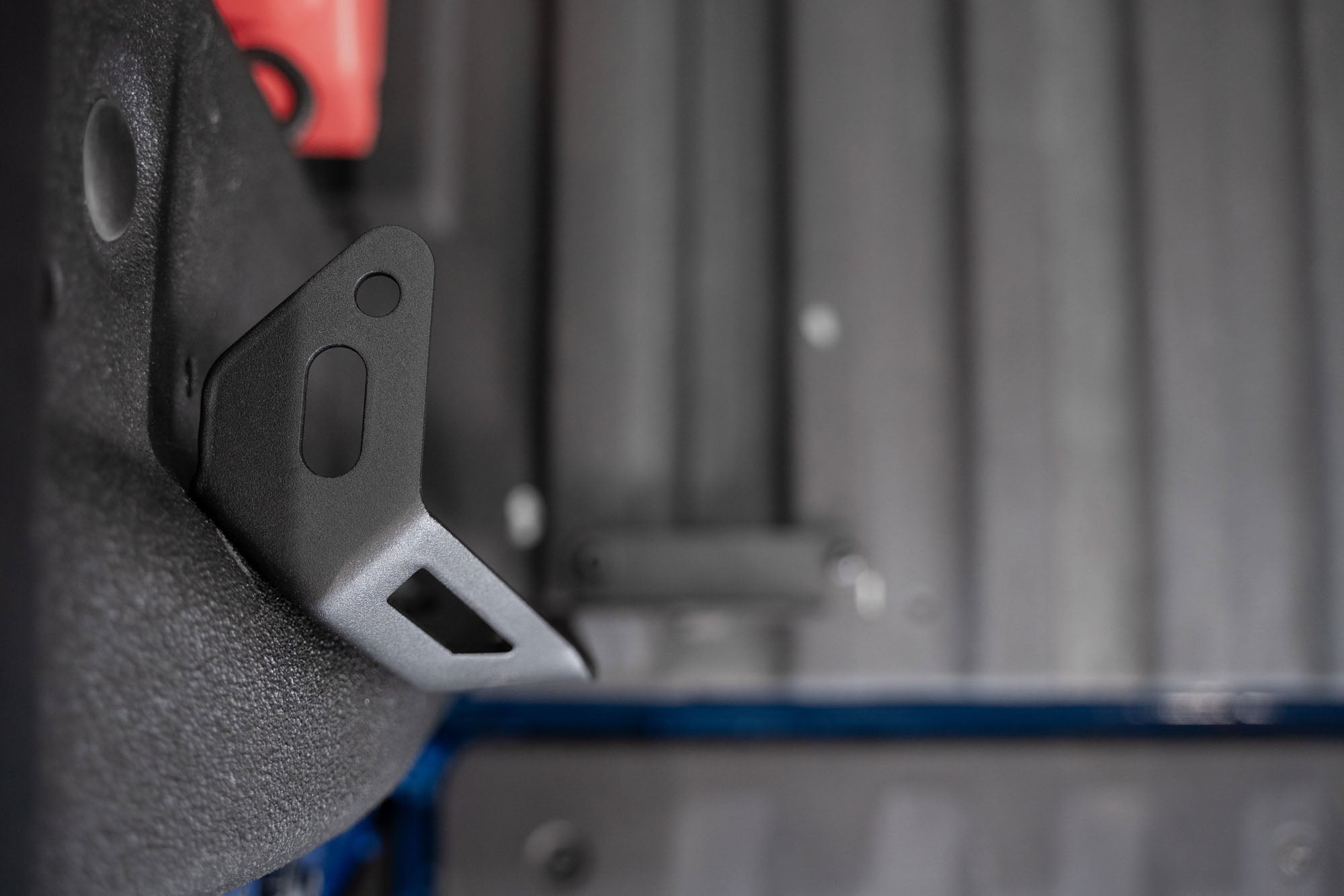 Mounting accessory points on the Bed Channel Stiffeners for the 2019-2024 Chevy/GMC 1500