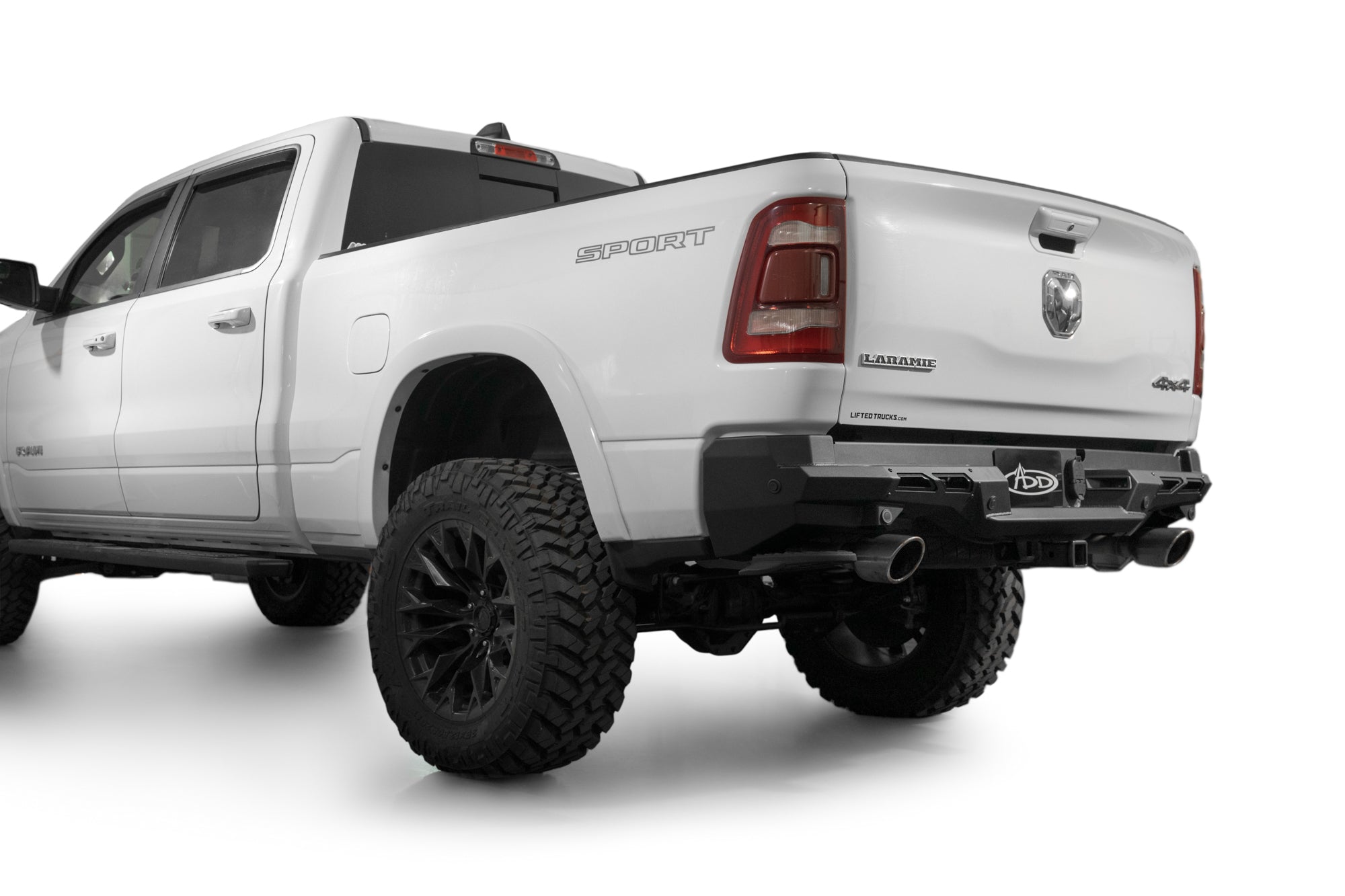 Black Label Rear Bumper for the 2019-2024 RAM 1500