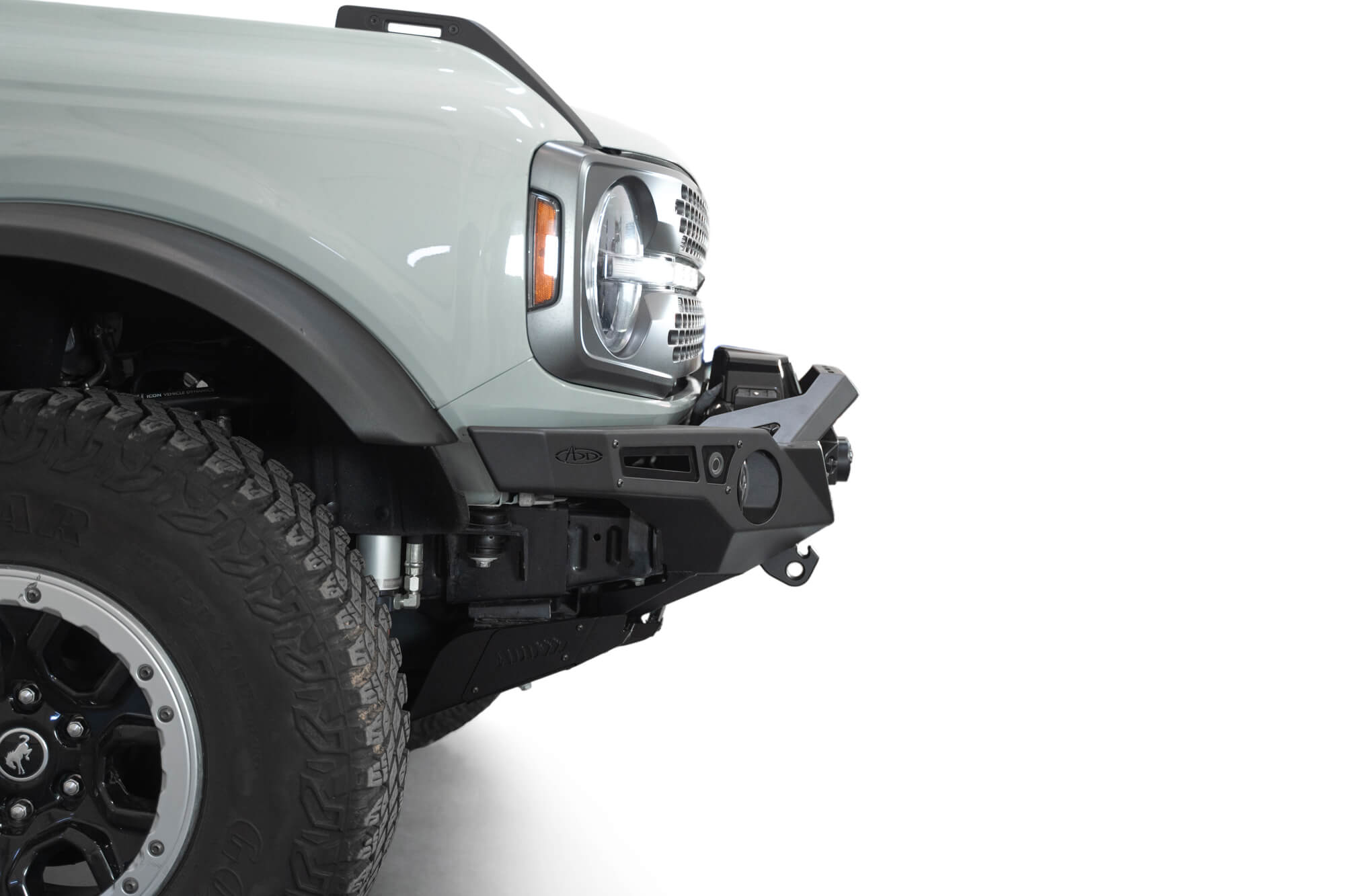 2021-2023 Ford Bronco Krawler Front Bumper Side Profile