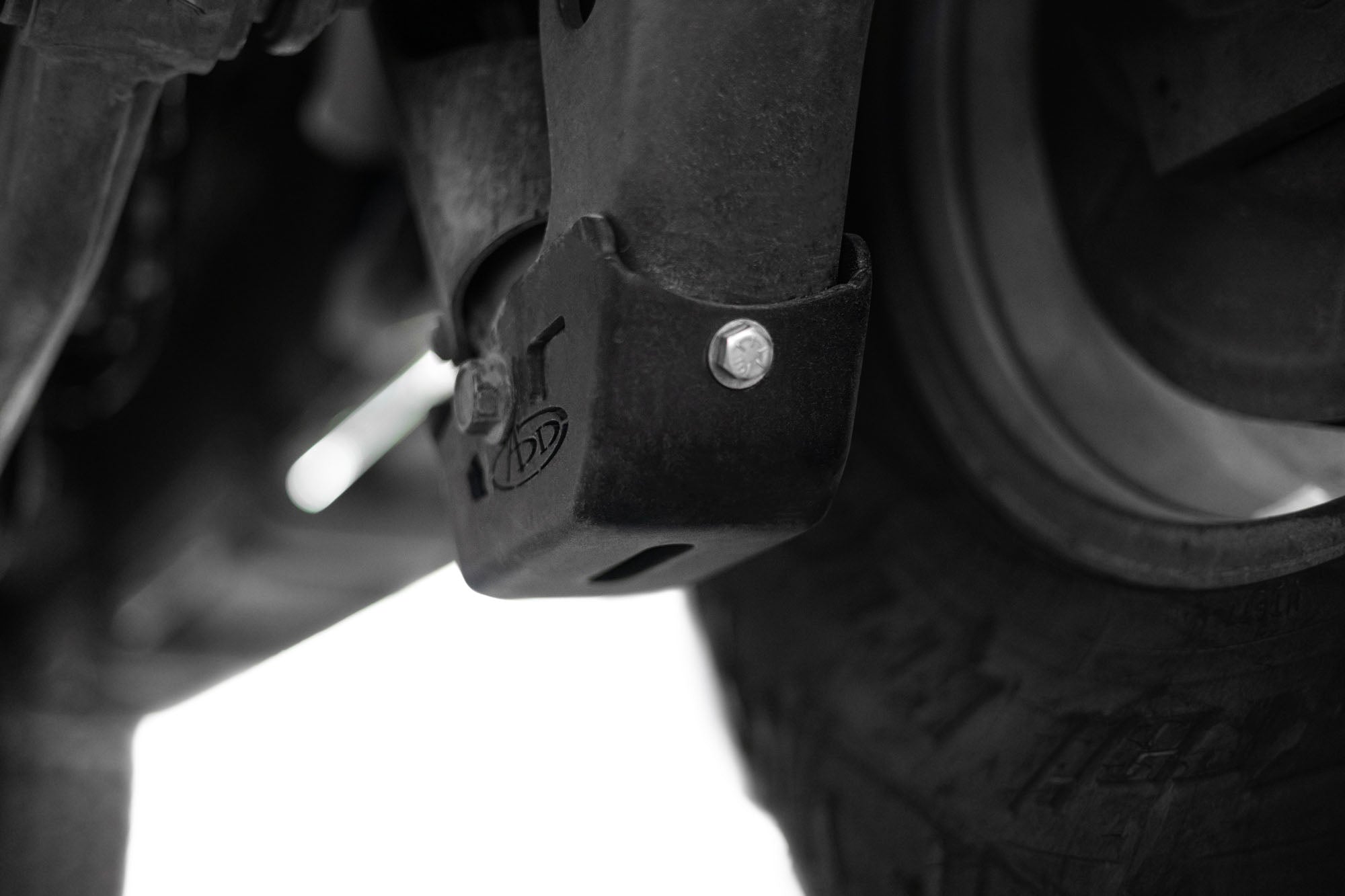 Rear Shock Guards for the 2021-2023 Ram TRX installed