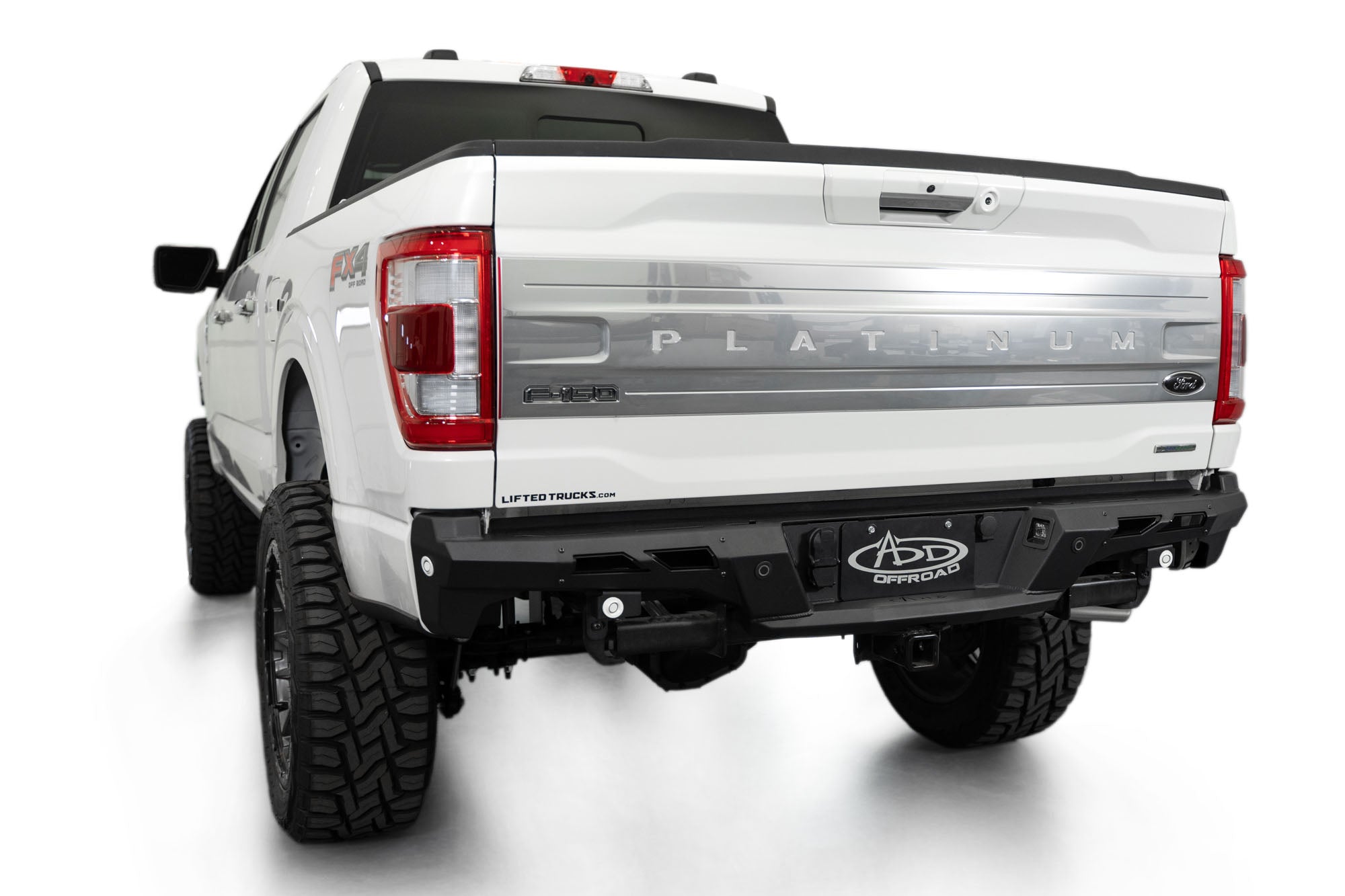 High Clearancle Black Label Rear Bumper for the 2021-2024 Ford F-150