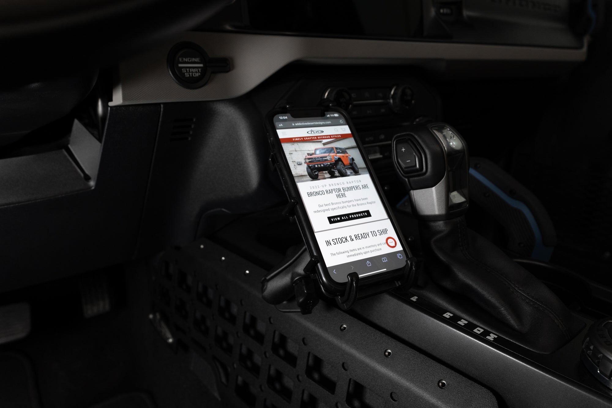 2021-2023 Ford Bronco & Bronco Raptor Center Console Molle Panels