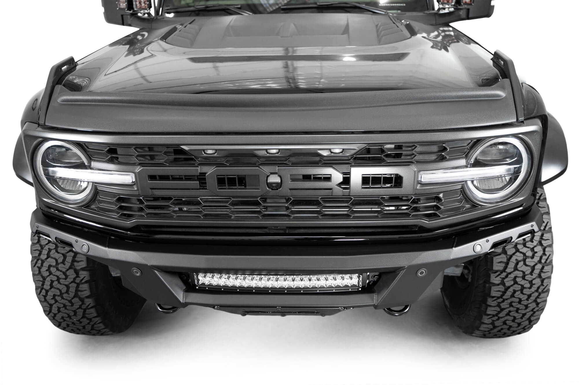 Tight fitment with the Phantom Front Bumper for the 2022-2023 Ford Bronco Raptor