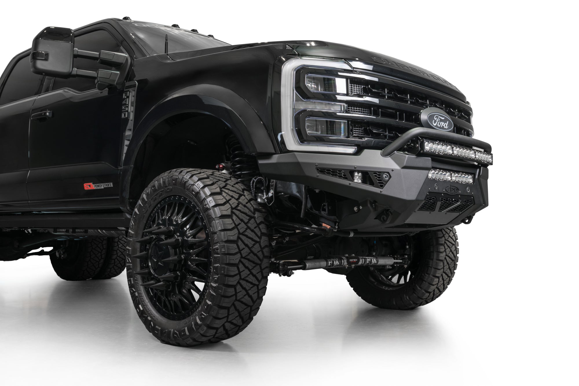 2023-2025 Ford Super Duty HoneyBadger Front Bumper w/ Top Hoop