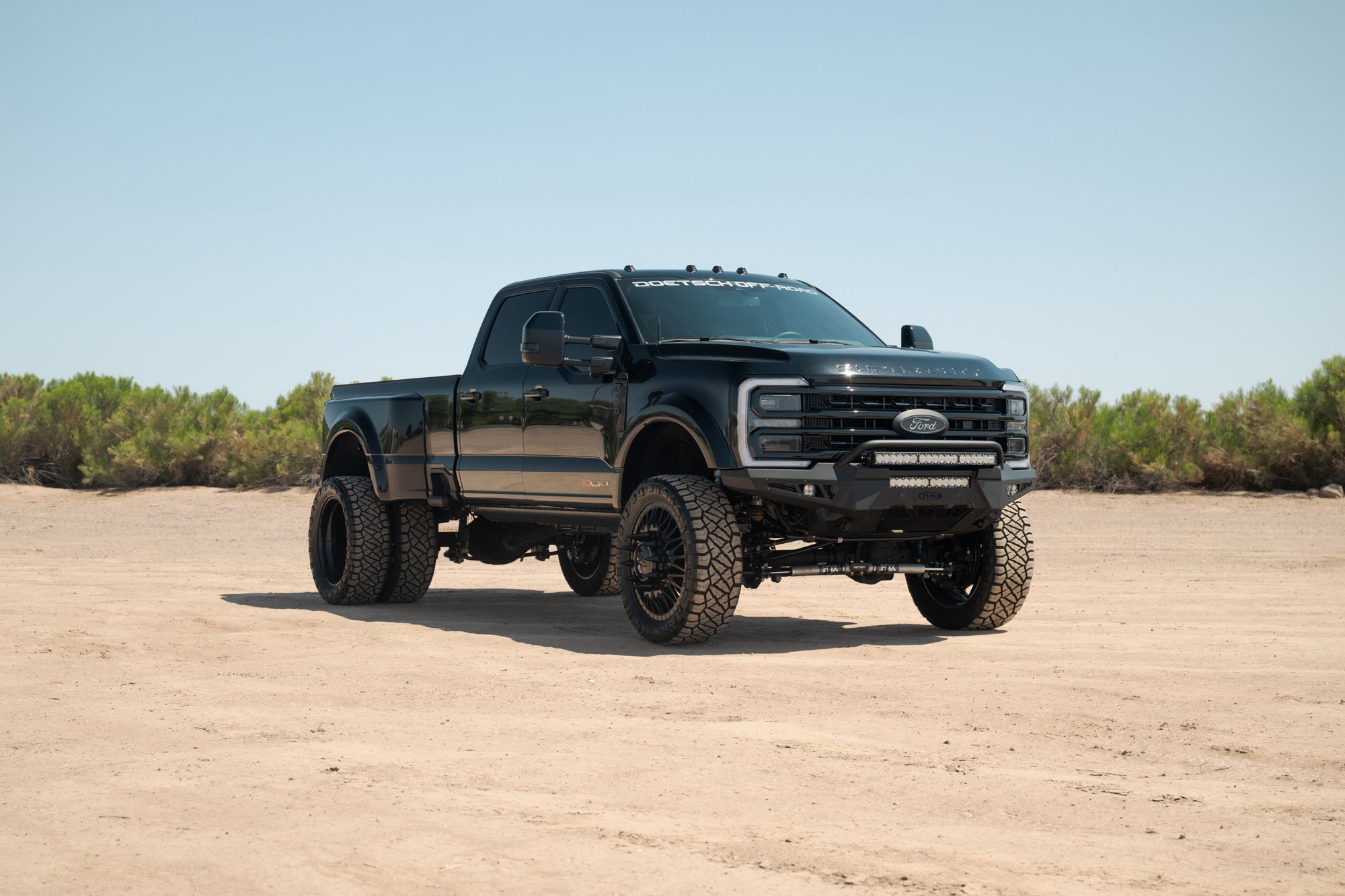 2023-2025 Ford Super Duty HoneyBadger Front Bumper w/ Top Hoop