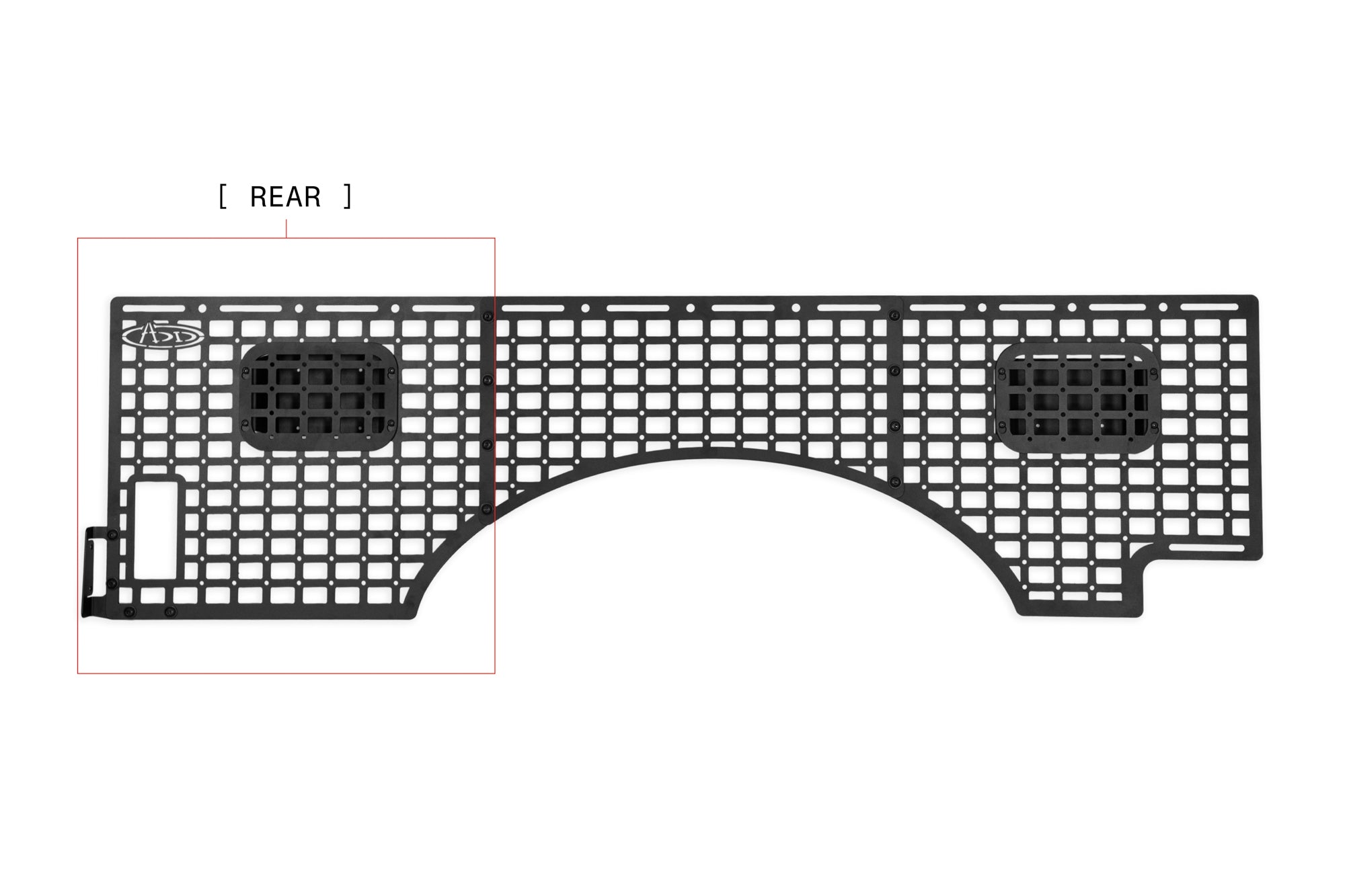 2023-2025 Ford Super Duty Bed Side Molle Panels