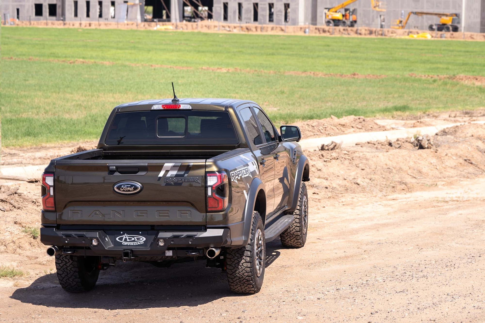 Off Road with the 2024+ Ford Ranger Raptor, Phantom Rear Bumper installed