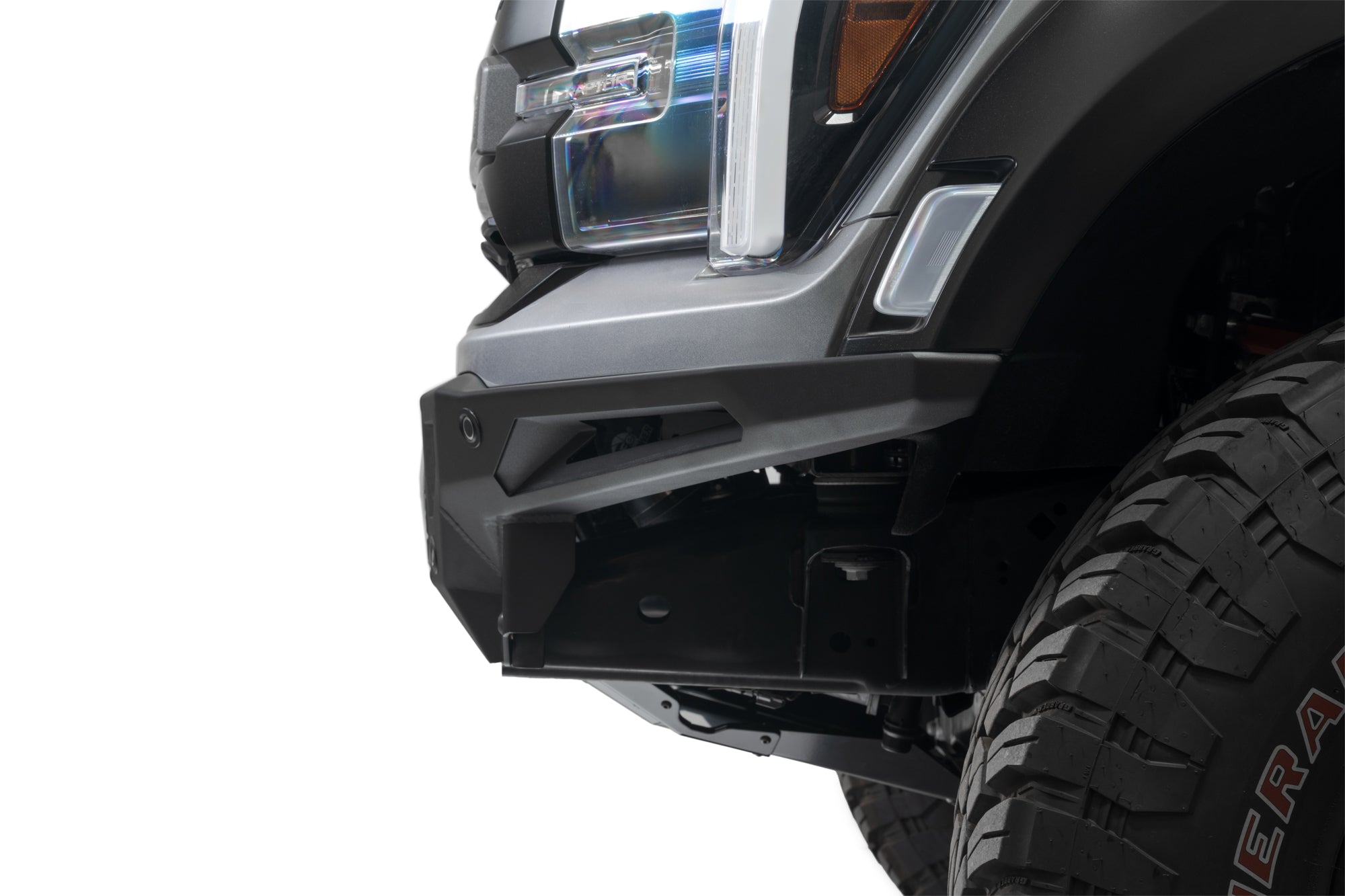 Side Profile ADD Edge Front Bumper for the 2021-2025 Ford F-150 Raptor