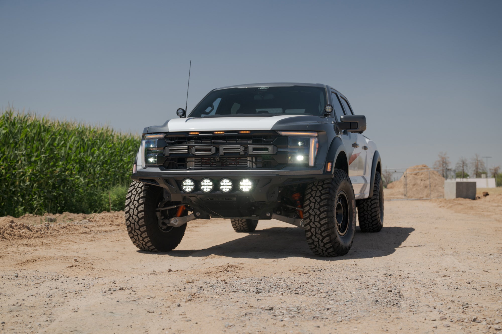 ADD Edge Front Bumper for the 2021-2025 Ford F-150 Raptor with center lights on