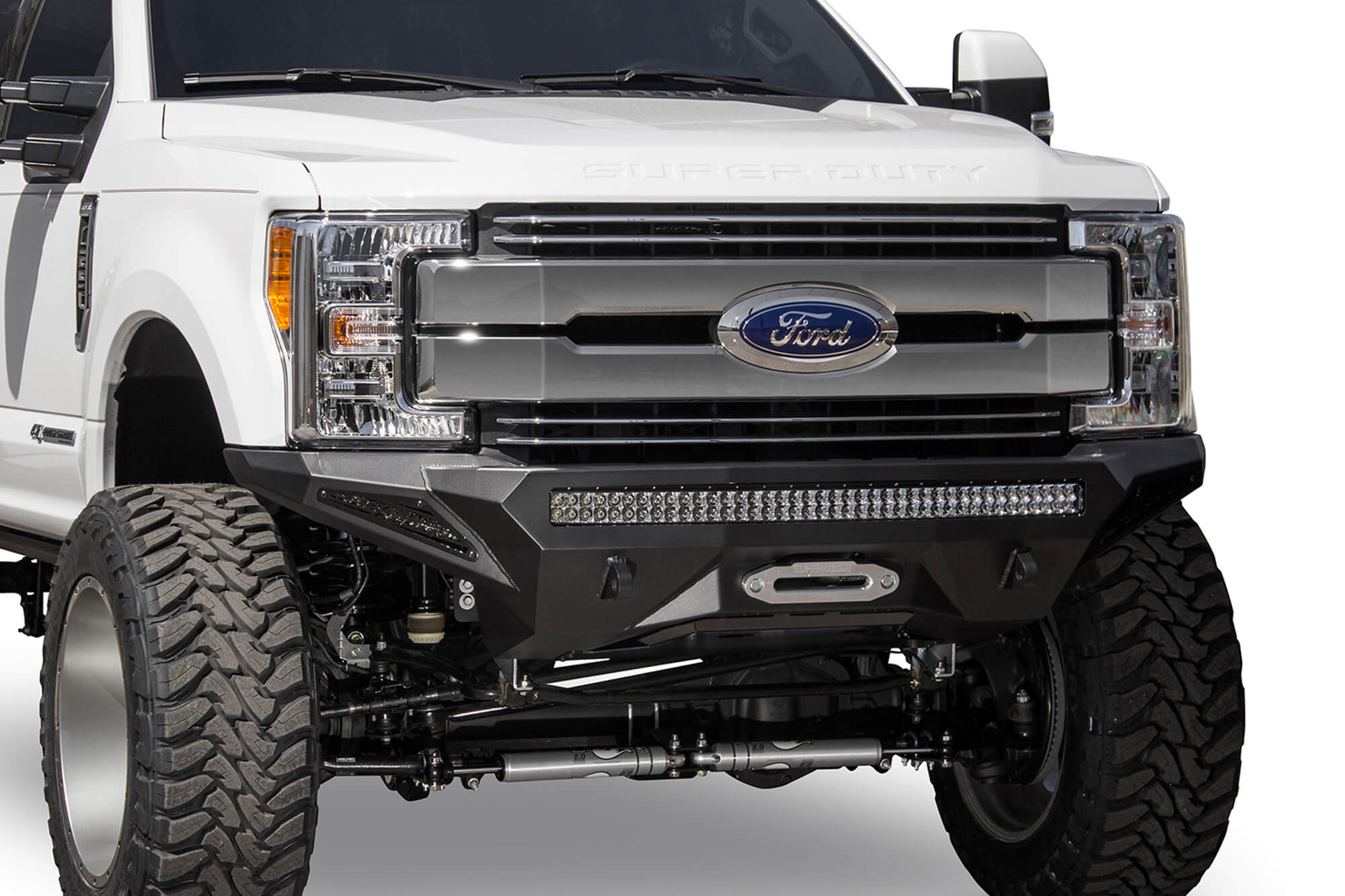 Addictive Desert Designs Ford Super Duty Stealth Fighter Front Bumper Addictive Desert Designs Ford Super Duty Stealth Fighter Front Bumper