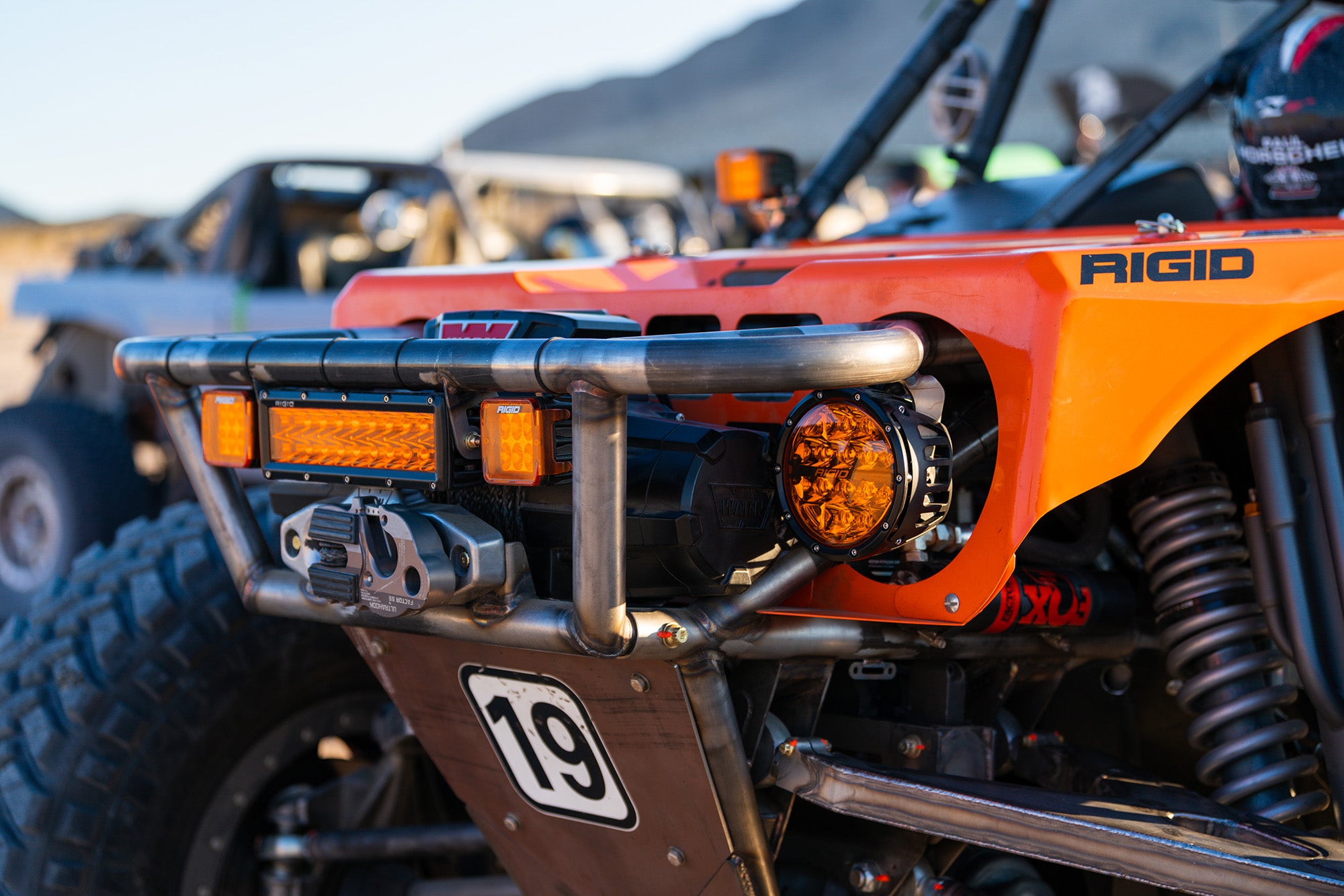 RIGID 360-Series 6" Spot with Amber PRO Lens | Pair
