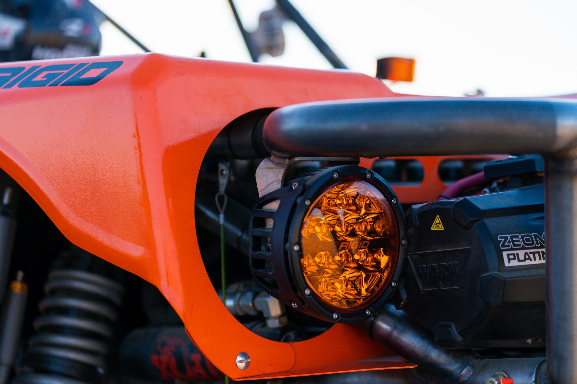 RIGID 360-Series 6" Spot with Amber PRO Lens | Pair