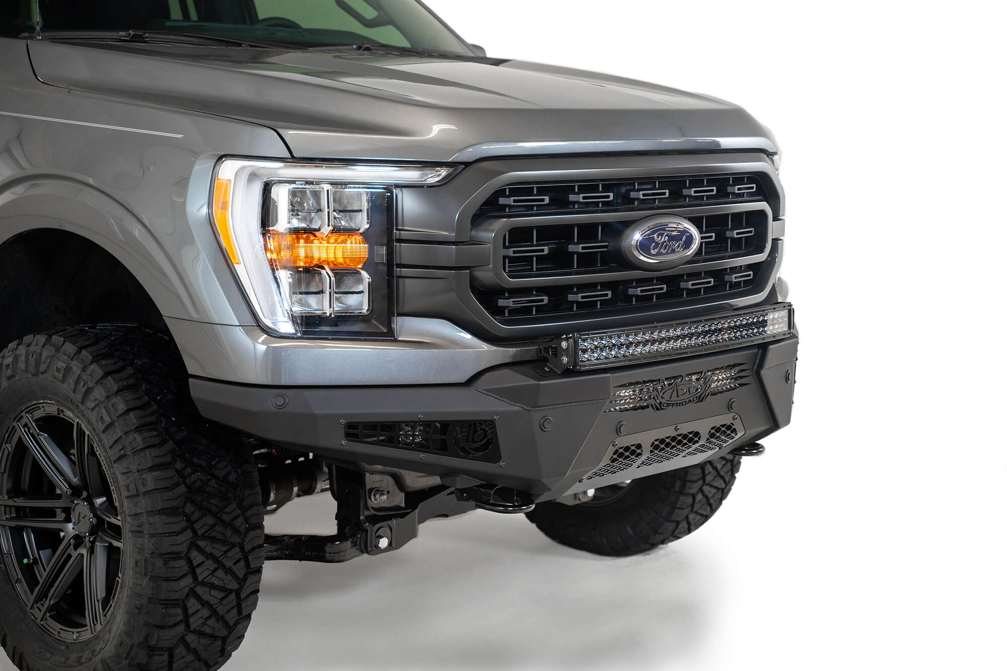 Ford F-150 aftermarket front bumper