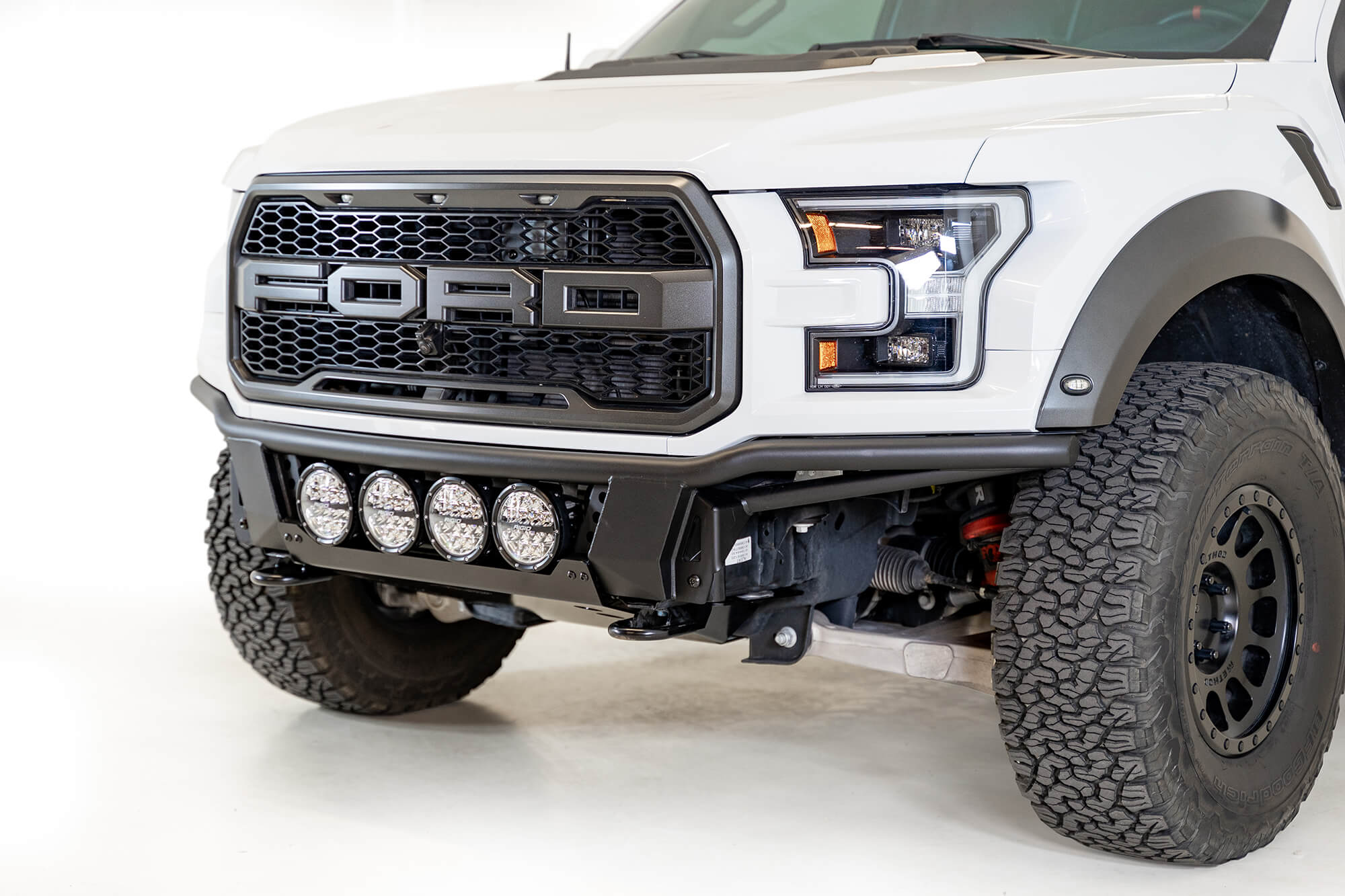 Ford Raptor aftermarket tube front bumper