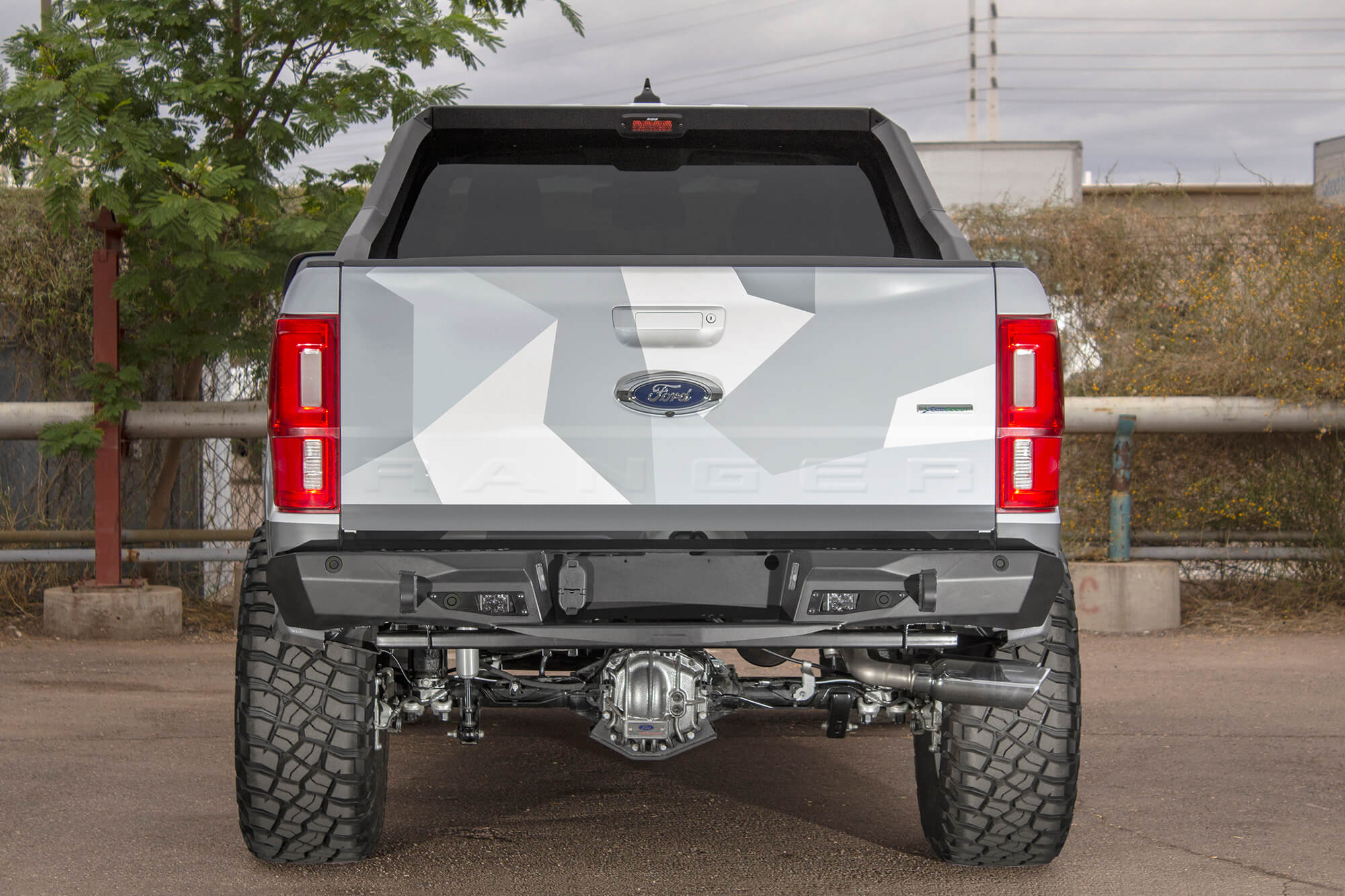 2019-2022 Ford Ranger Stealth Fighter Rear Bumper