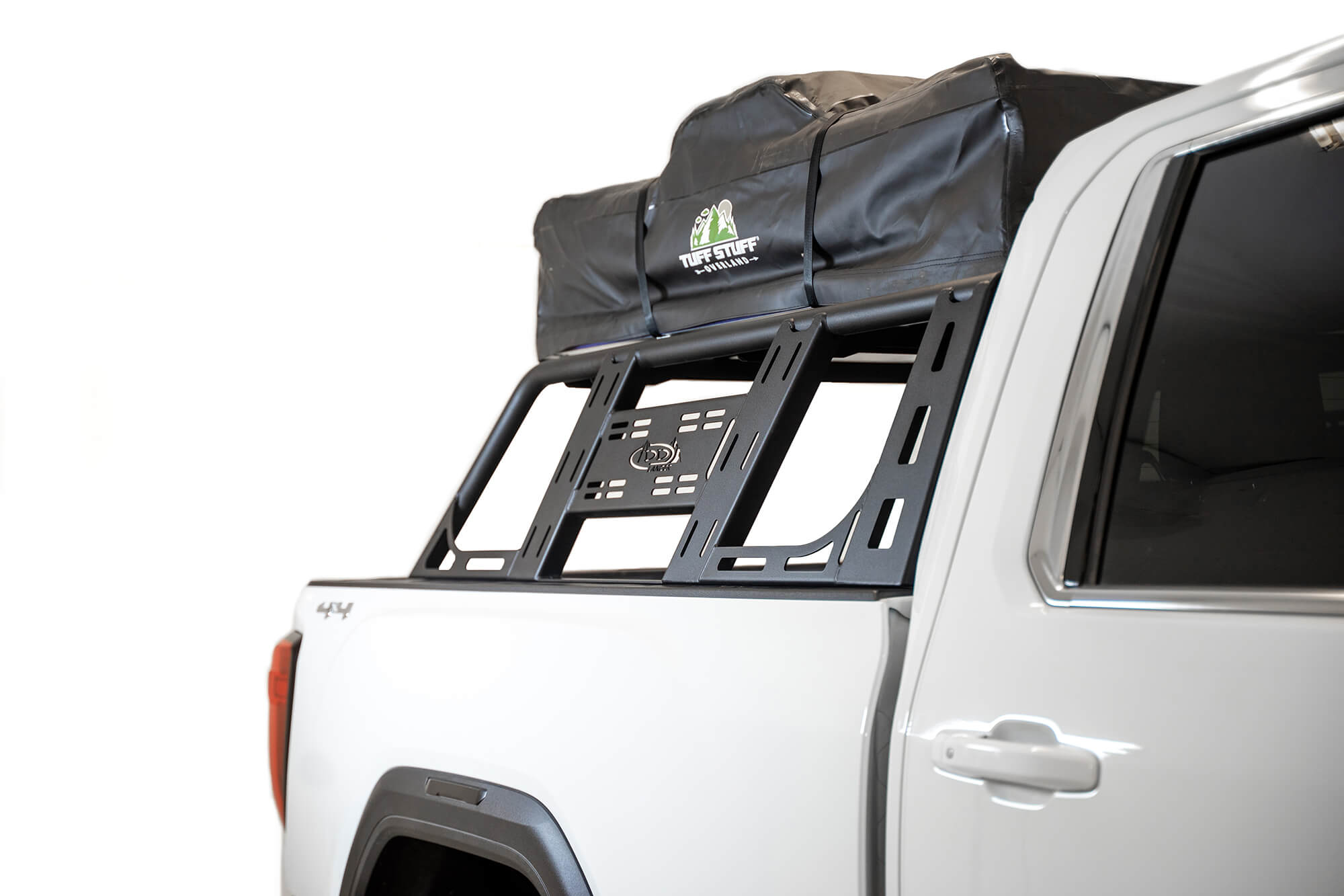 Universal full-sized truck bed rack