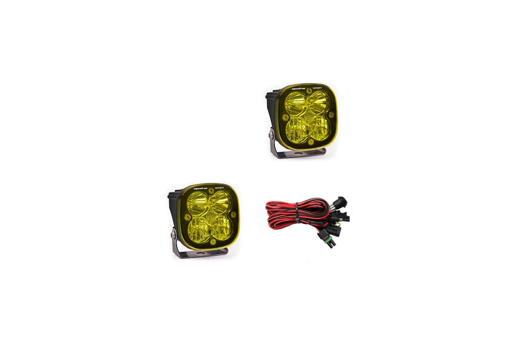 Buy Baja Designs Squadron Sport Amber Driving/Combo LED Cube Lights
