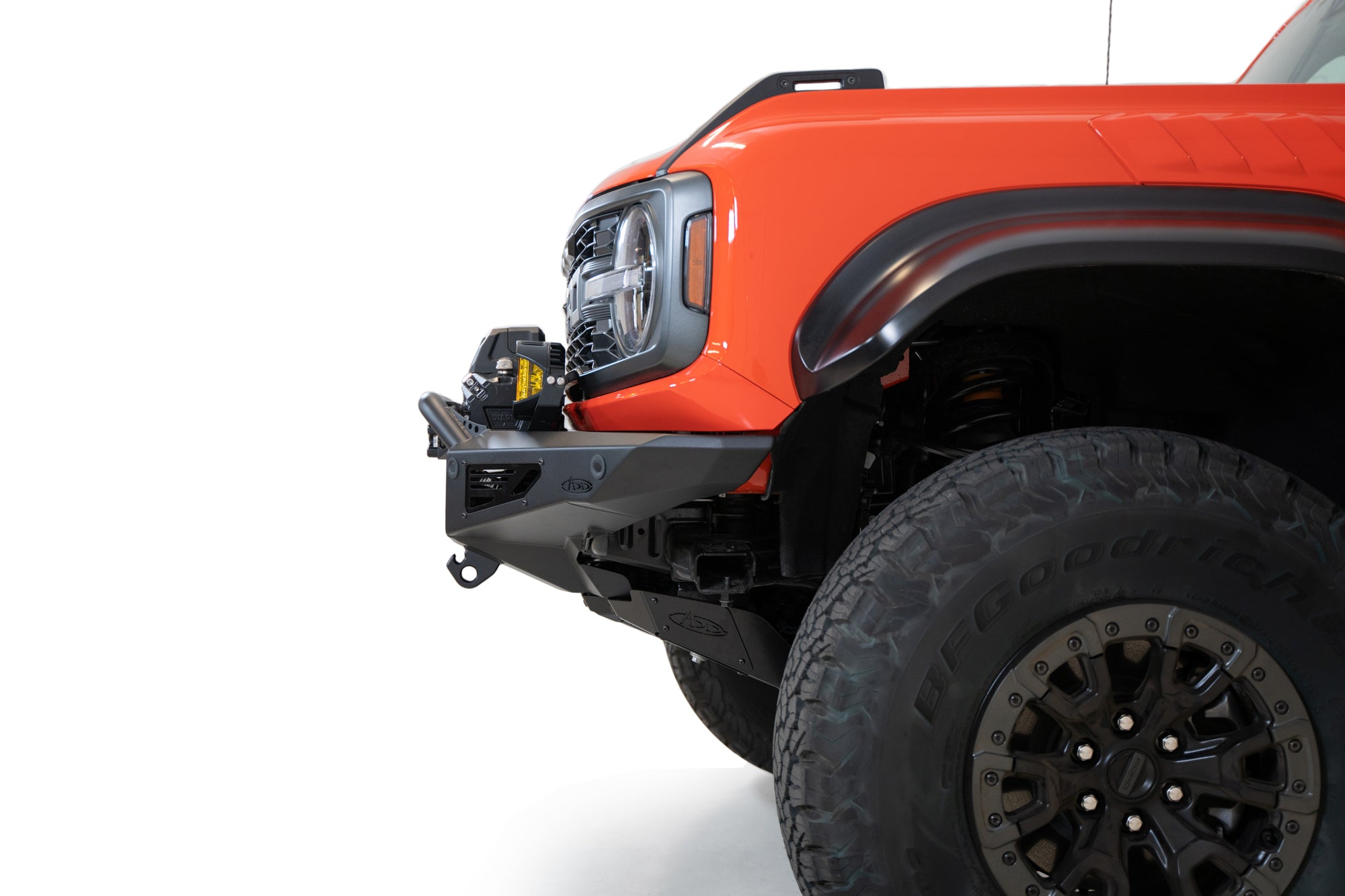 Bronco Raptor Aftermarket Winch Front Bumper