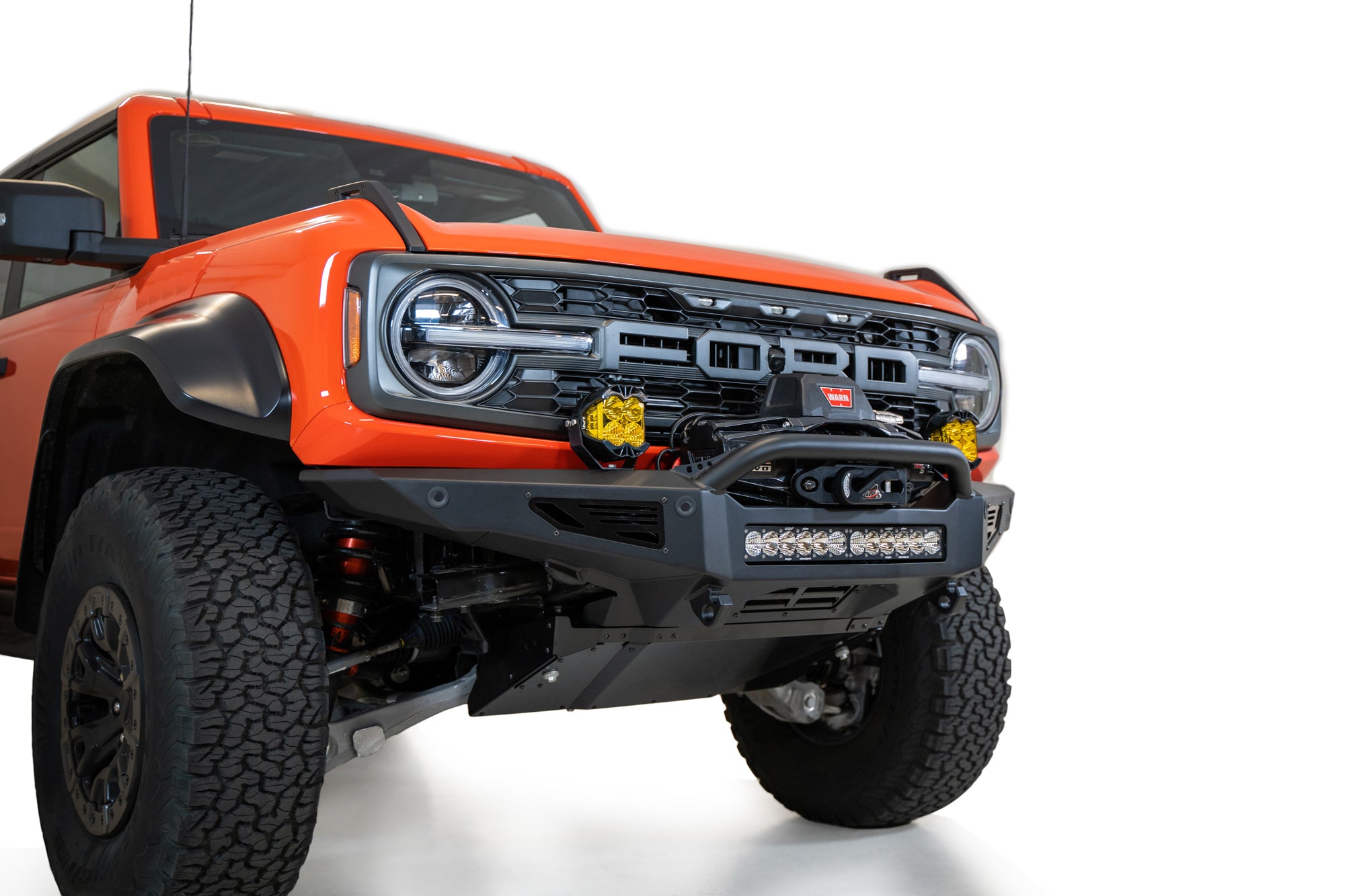 Ford Bronco Raptor Front Bumper Winch Mount ADD Offroad Ford Bronco Raptor Front Bumper Winch Mount ADD Offroad