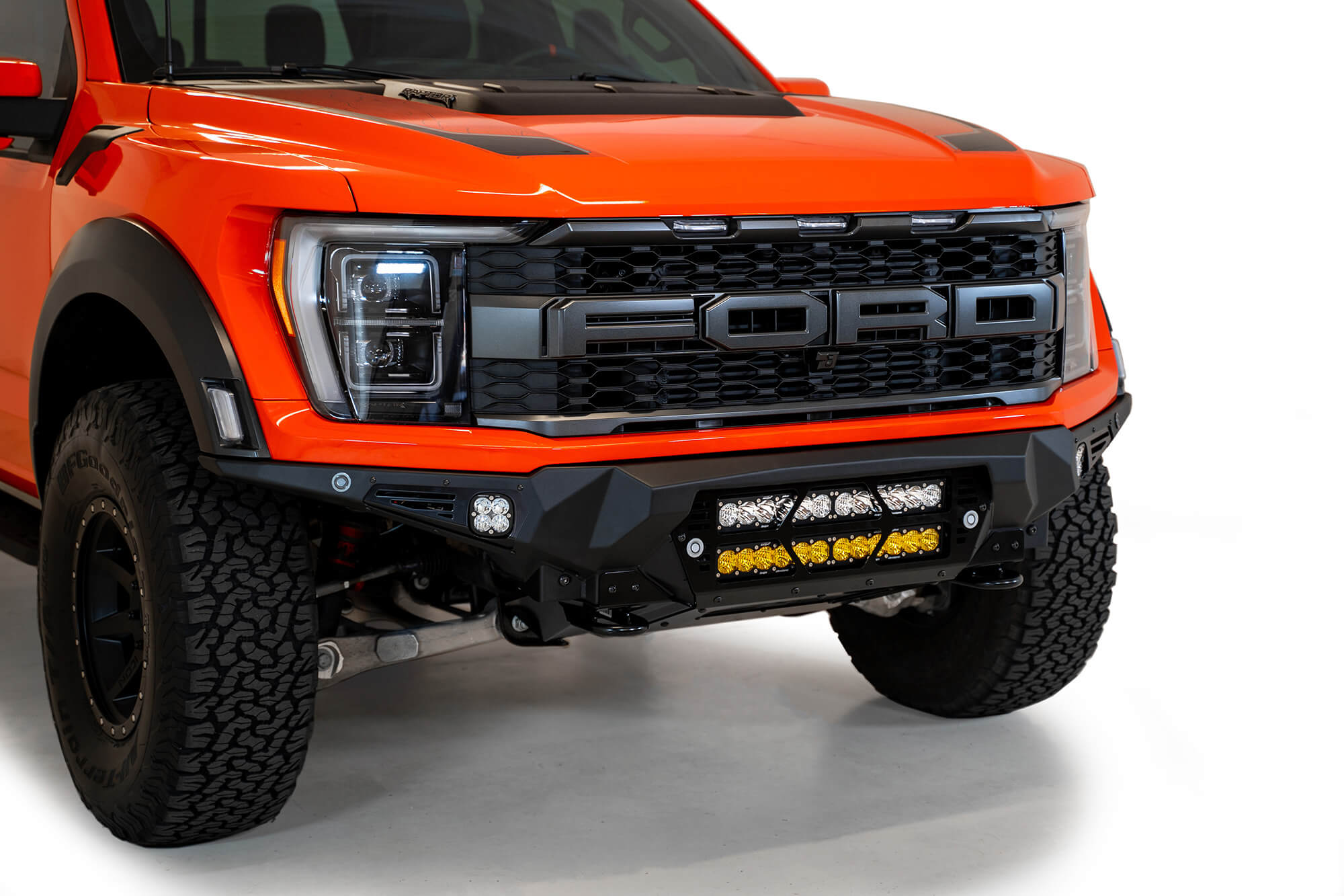 2021-2025 Ford F-150 Raptor/Raptor R Bomber Front Bumper (20-Inch Lights)