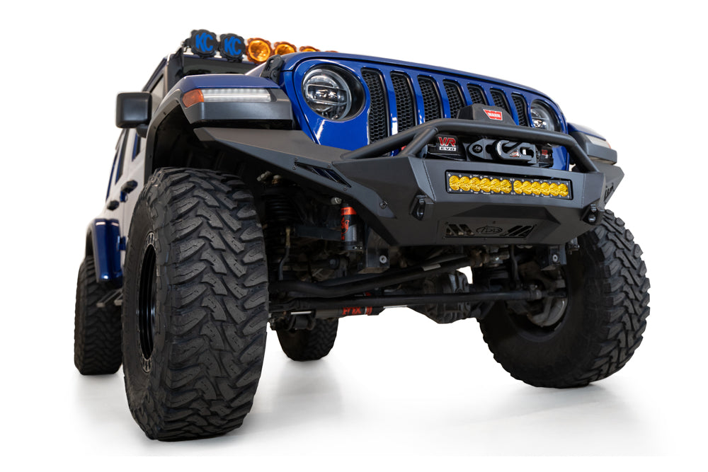 2018-2024 Jeep JL/JT Stealth Fighter Full Length Front Bumper