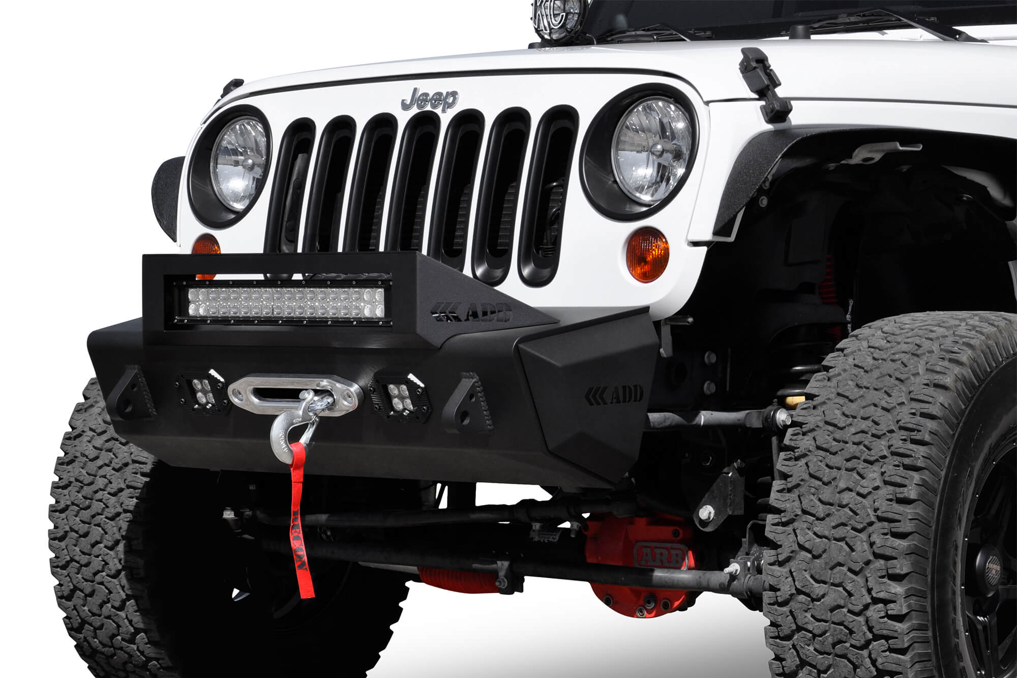 Jeep JK Stealth Fighter Front Bumper ADD Offroad