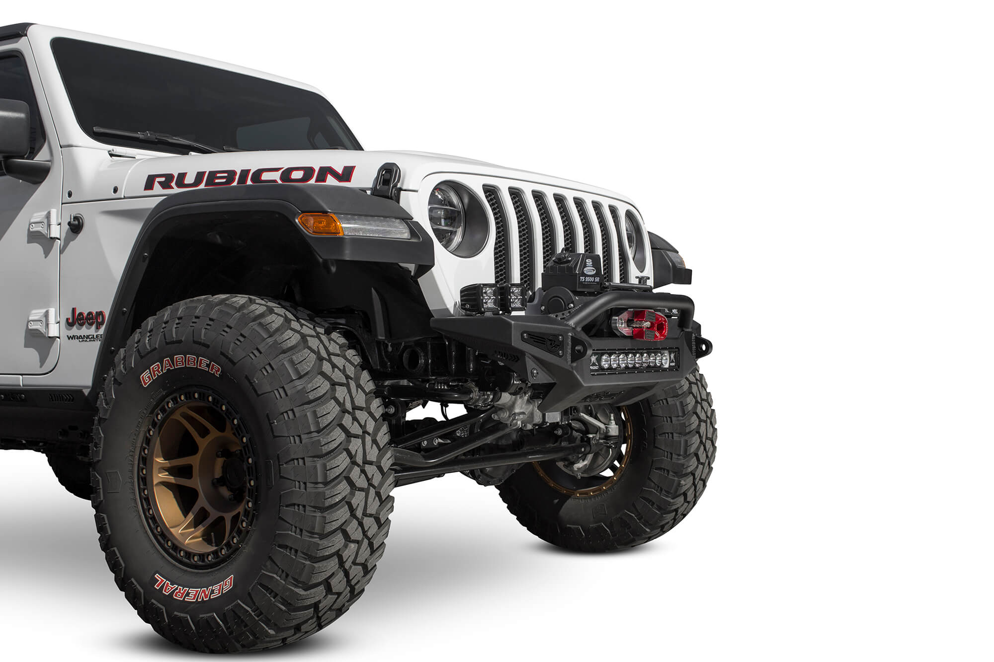 2018 Jeep JL Stubby Bumper Jeep JL Rock Fighter Stubby Front Bumper