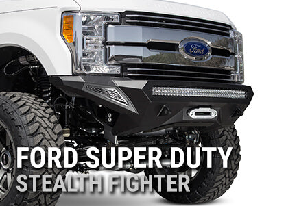 2017-2018 Ford Super Duty Stealth Fighter Front and Rear Bumpers