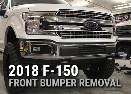 2018 Ford F-150 Front Bumper Removal