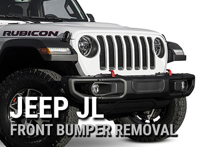 2018-2019 Jeep Wrangler JL Front Bumper Removal