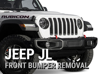 2018-2019 Jeep Wrangler JL Front Bumper Removal