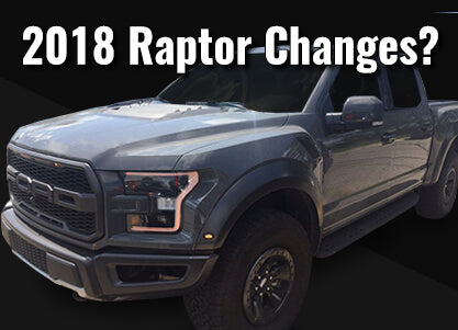 2018 Ford Raptor Changes