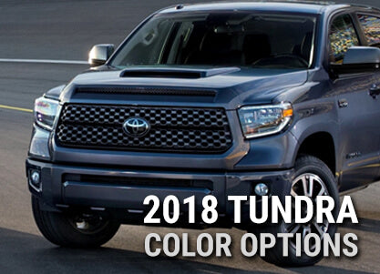 2018 Tundra Colors