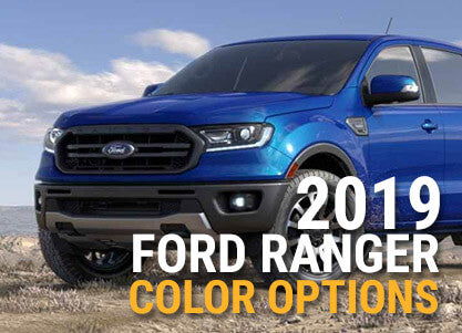 What are the new 2019 Ranger colors?