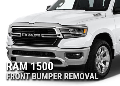 2019 RAM 1500 Front Bumper Removal Guide