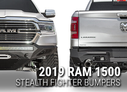 New 2019 RAM 1500 Stealth Fighter Bumpers