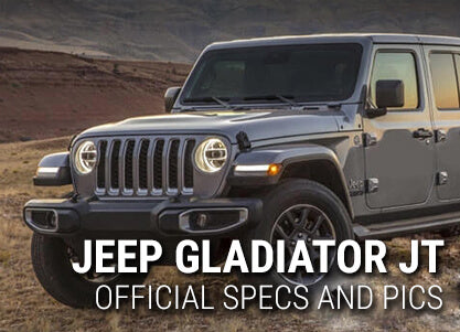 New 2020 Jeep Gladiator JT Official Pictures and Specs!