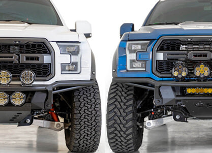 Ford Raptor Front Bumper: V1 vs V2 Comparison