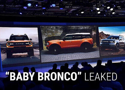 2020 Ford Bronco? Or teased "Baby Bronco".