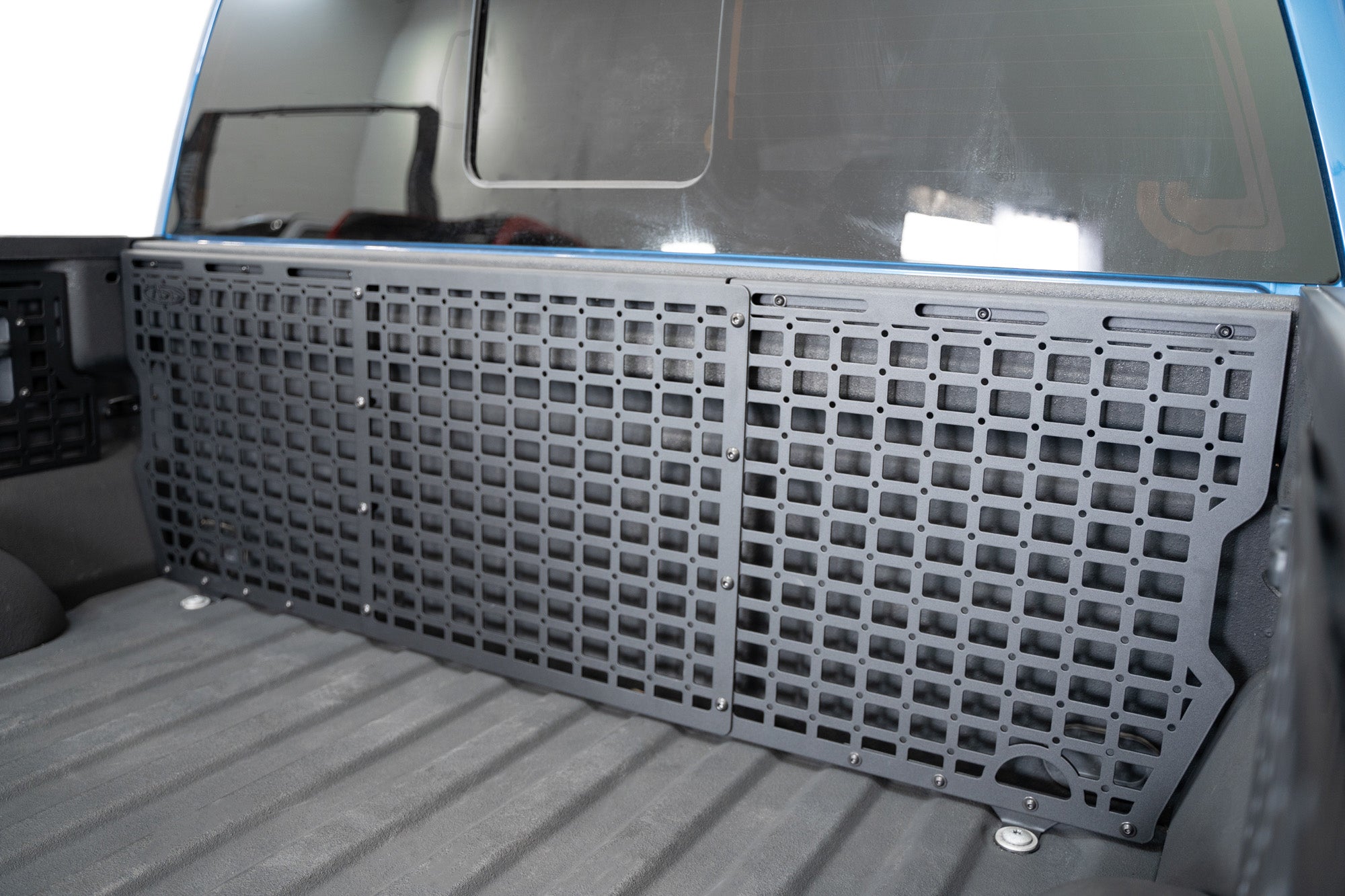 Truck bed coverage with the 2017-2020 Ford F-150 & F-150 Raptor Bed Cab Molle Panels