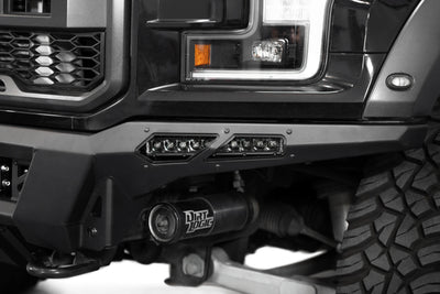 10 inch light bar installed in the 2017-2020 Ford F-150 Raptor Phantom Front Bumper