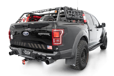 Rear Corner angle of the 2017-2020 Ford F-150 Raptor Phantom Rear Bumper