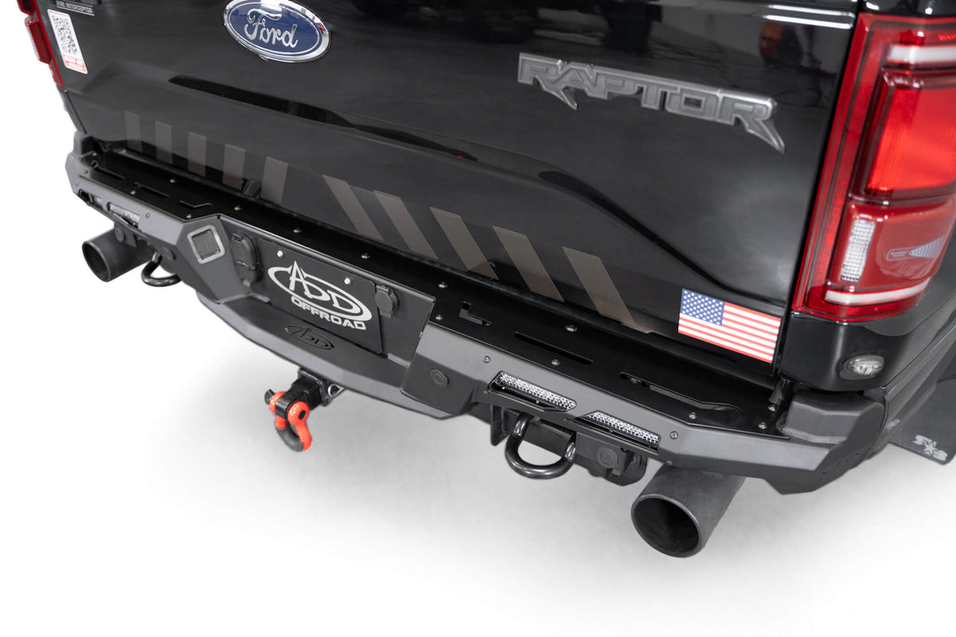 2017 Add Raptor Rear Bumper 2nd Gen Raptor Rear Bumper | Phantom Series