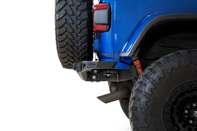 Side profile of the Stealth Fighter Rear Bumper for the Jeep Wrangler JL