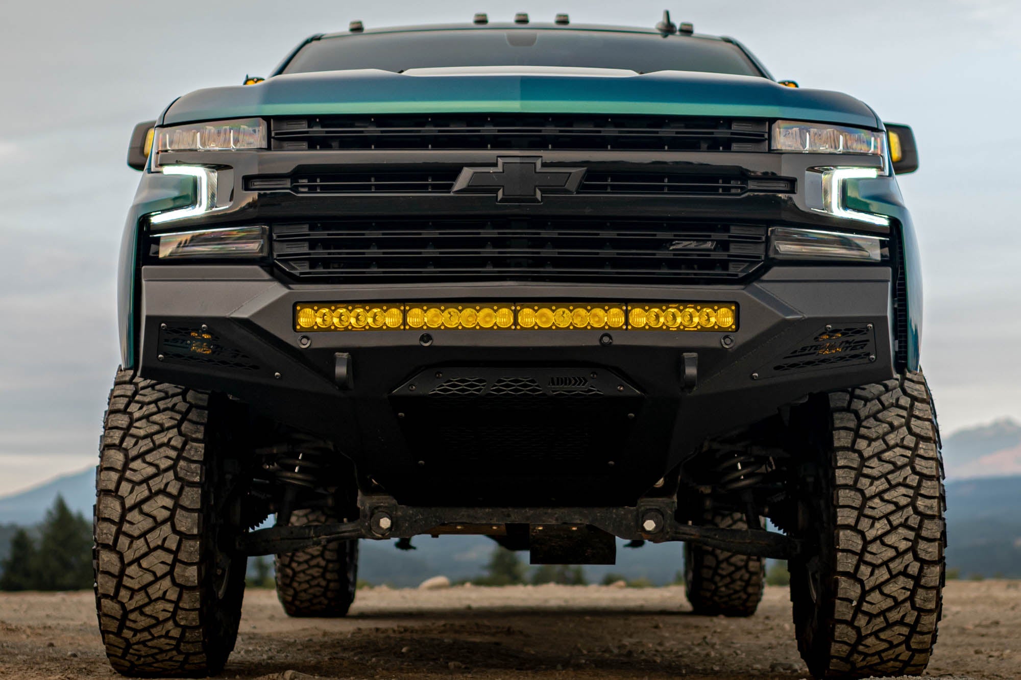 2019-2021 Chevy Silverado 1500 Stealth Fighter Front Bumper